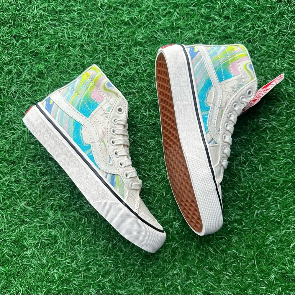 Vans Sk8 Hi 138 Decon Resin Swirl Marshmallow - Picture 7 of 10